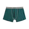Men Plain Comfortable Cotton Boxer with Logo Waist Band
