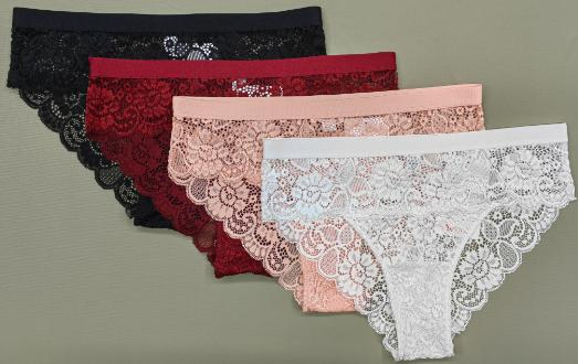Ladies Lace Trim Underpants Comfort Daily Wear