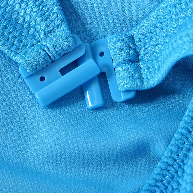 Women's Textured Fabric One-Piece Swimsuit in Recycled Polyester and Gradient Print