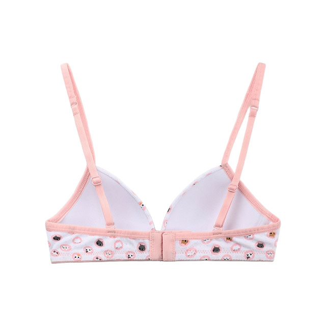 Girl’s Cute AOP Comfortable Wireless Bra