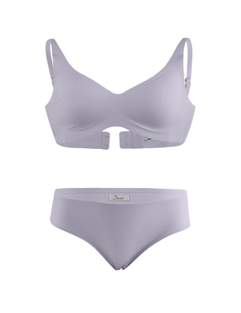 Seamless Underwear Set for Women High Waist Stretch Comfort Briefs