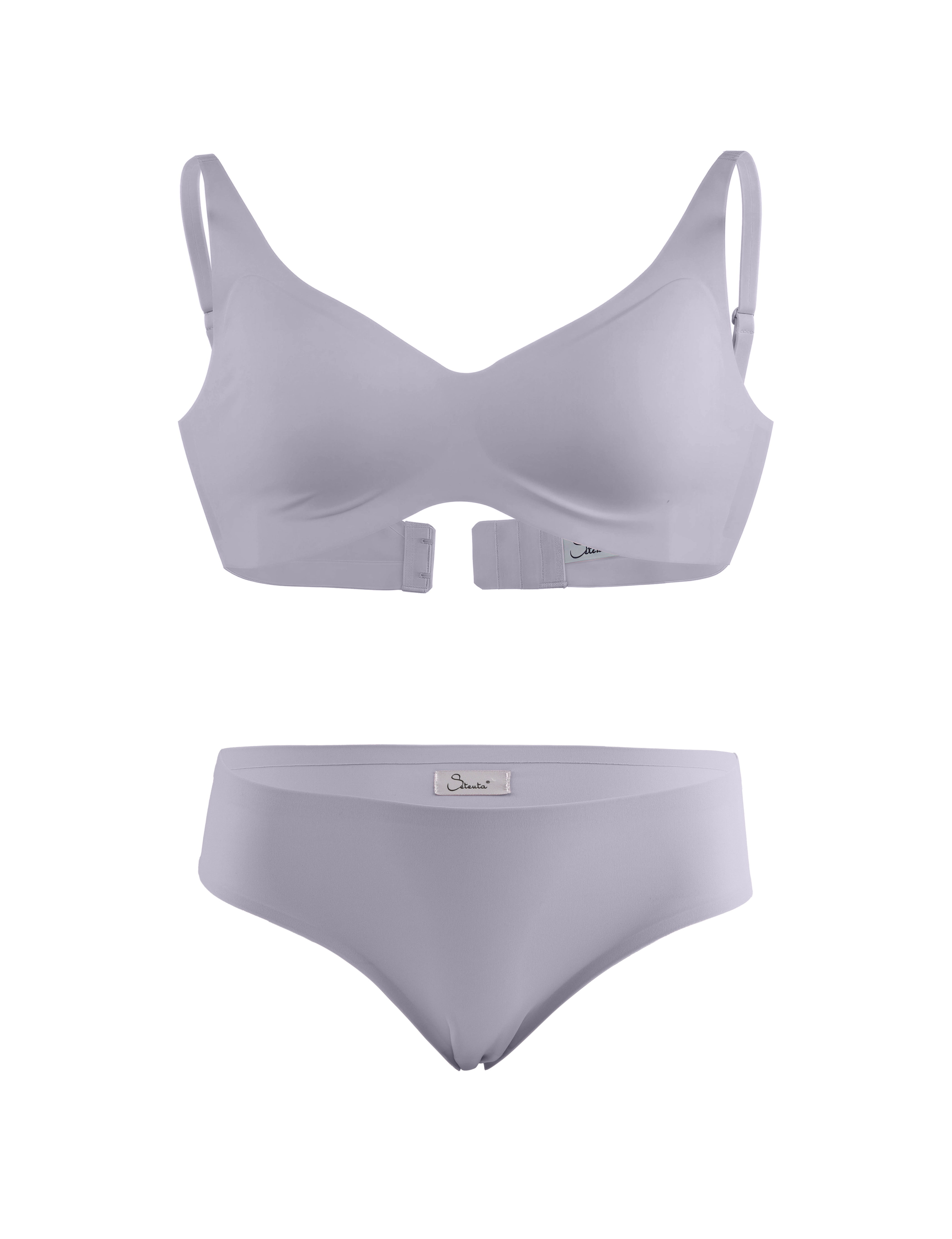 Seamless Underwear Set for Women High Waist Stretch Comfort Briefs