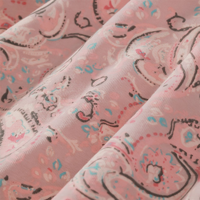 Women casual comfort long sleeping dress with printing